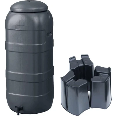 Afbeelding van Regenton Rainsaver Antraciet 100 liter + Voet