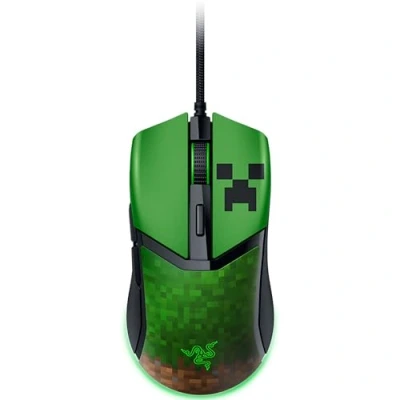 Image de Razer Cobra Minecraft Edition souris de jeu filaire légère Capteur 8500 DPI (58g, commutateurs optique 3th Gen, éclairage Chroma avec Underglow dégradé, câble Speedflex)