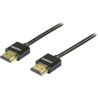 Afbeelding van Deltaco HDMI 1092 Ultradunne Kabel 4k/60Hz 2 meter Zwart