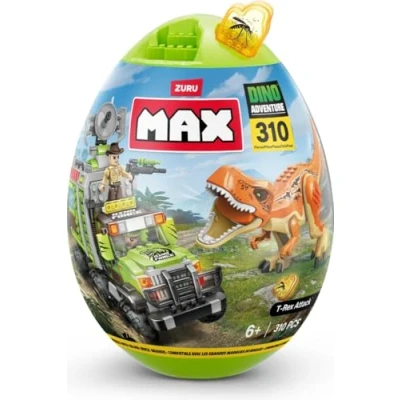 Afbeelding van Max Build More Dino Adventure T Rex Attack (300+ stuks)