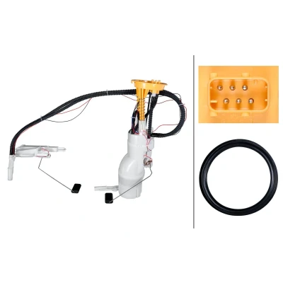 Afbeelding van HELLA 8TF 358 306 661 Brandstoftoevoereenheid Met pakking, brandstoftoevoermodule Electrisch Diesel LAND ROVER: Range Rover 3