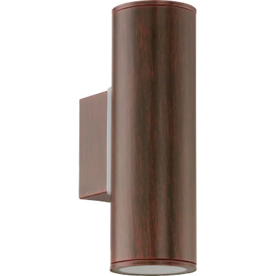 Afbeelding van EGLO Riga Wandlamp Buiten GU10 16,5 cm Antiek Bruin