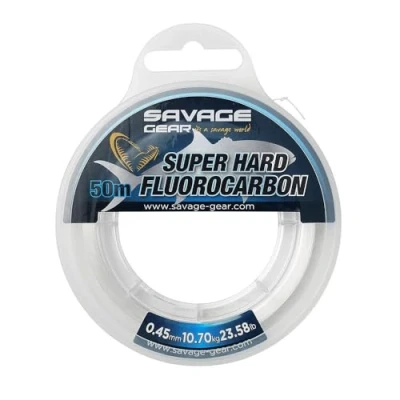 Image de Savage Gear Super Hard Fluorocarbon 50 m 0,60 mm 18,90 kg Fluorocarbone