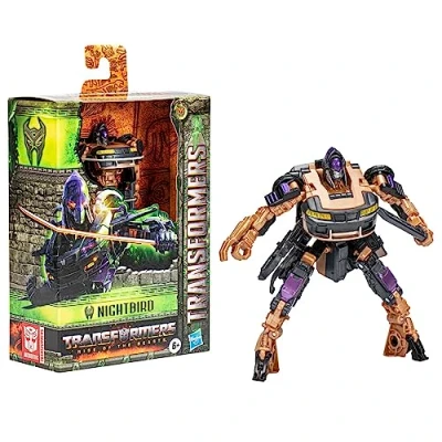 Image de Transformers: Rise of the Beasts, figurine Nightbird classe Deluxe de 12,5 cm