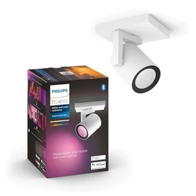 Afbeelding van Philips Hue Argenta opbouwspot wit en gekleurd licht 1 spot