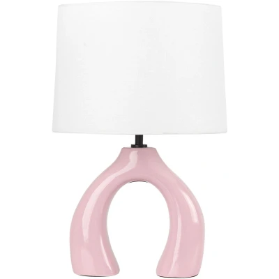 Afbeelding van Beliani ABBIE Tafellamp Roze Keramiek