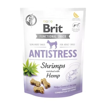 Afbeelding van Brit Care hond Functionele Snack Antistress Garnalen 150g