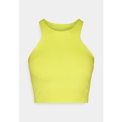 Afbeelding van The North Face Refina Longline BRA Sportbh met medium support, Dames, Maat: 44, Sulphur spring green