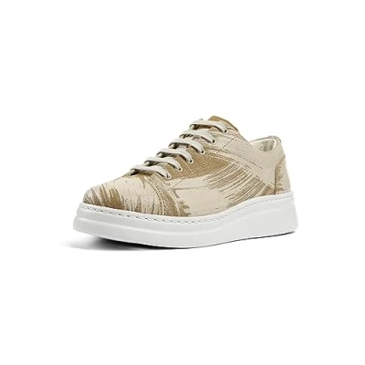 Afbeelding van Camper Runner UP Sneakers laag, Dames, Maat: 38, Grauer beige Leer