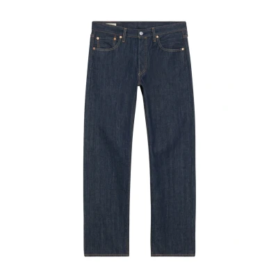 Afbeelding van Levi&#039;s heren 501 mid waist straight leg jeans met donkere wassing in de kleur Indigo, maat: W38/L34