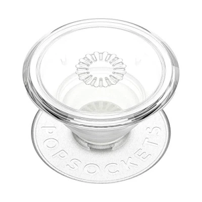 Image de PopSockets: PopGrip Support et Grip pour Smartphone Tablette avec un Top Interchangeable Clear
