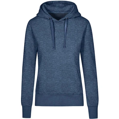 Afbeelding van Women&#039;s Hoodie Sweater met capuchon Heather Navy XS