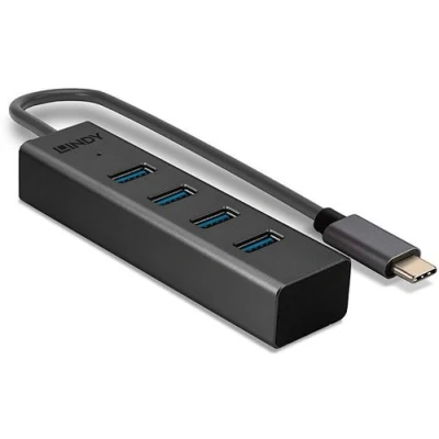Image de Lindy Concentrateur (hub) 4 x USB 3.2 Gen 2 de bureau