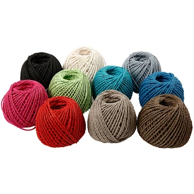Afbeelding van Papiergaren, dikte 2,5 3 mm, circa 42 m, 10x40 kleuren assorti