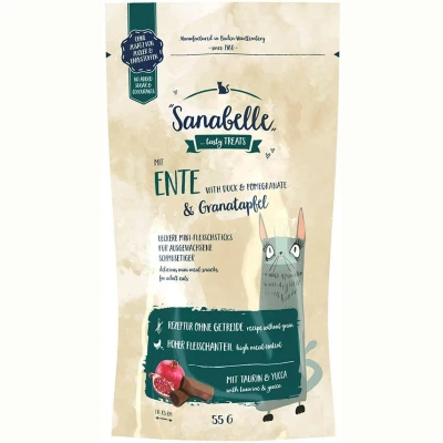 Afbeelding van Sanabelle Snack 20x55g Ente &amp; Granatapfel