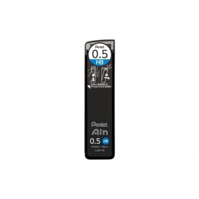 Afbeelding van Pentel Ain Leads Vulling voor mechanische pennen 0,5 mm HB 40 stuks