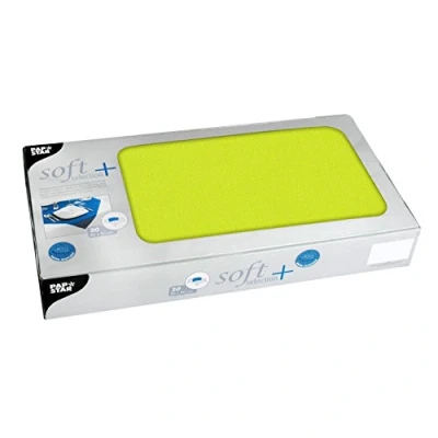 Image de PAPSTAR soft selection plus Nappe Taille 80 x cm citron vert (pack de 20)