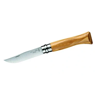 Afbeelding van Opinel Nr. 6, handvat van roestvrij olijfhout, lemmetlengte 7,2 cm