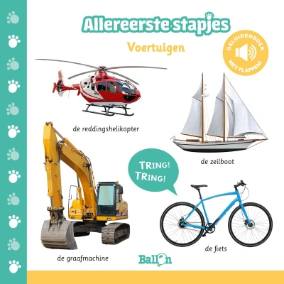Afbeelding van Geluidenboekjes Allereerste stapjes Voertuigen