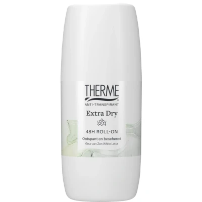 Afbeelding van 3x Therme Anti Transpirant Extra Dry Zen White Lotus Roller 60 ml