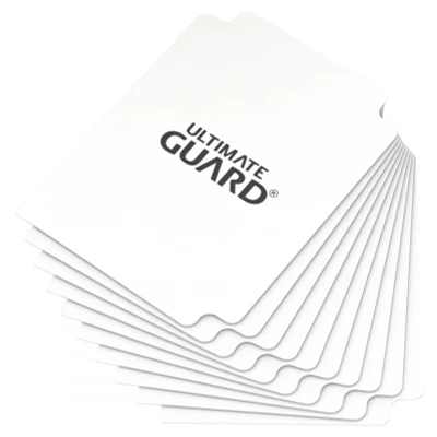 Afbeelding van Ultimate Guard UGD010080 kartonnen tabbladen, wit, 10 stuks