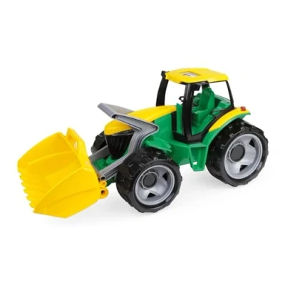 Afbeelding van Lena Tractor Met Voorlader Jongens 62 X 22 Cm Groen/geel