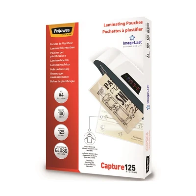 Image de Pochettes Fellowes ImageLast A4 125 microns