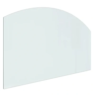 Afbeelding van vidaXL Glasplaat openhaard 100x60 cm