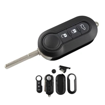 Afbeelding van SIP22 YRemote 3 knoppen opvouwbare autosleutelhoes voor Fiat 500 Panda Punto Bravo Ducato