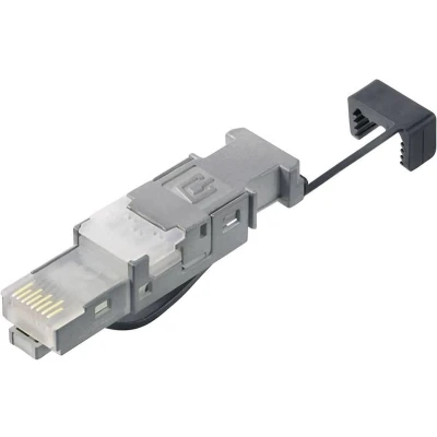 Afbeelding van Telegärtner J80026A0003 STX RJ45 stekker Stekker, recht Aantal polen: 8P8C Zwart 1 stuk(s)
