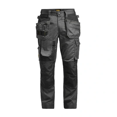 Afbeelding van Jobman 2358 Floorlayers Trousers Stretch 65235820 Donkergrijs/Zwart