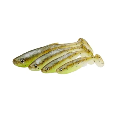 Afbeelding van Savage Gear Fat Minnow T Tail Shad Darkwater Mix 13cm 20g (5 Stuks)
