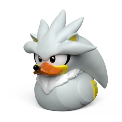 Afbeelding van Numskull TUBBZ Badeend Sonic the Hedgehog Silver (Eerste Editie) 9cm