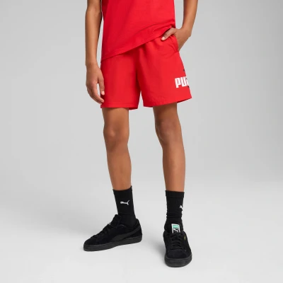 Afbeelding van Puma Essentials LOGO LAB Youth Trainingsbroek voor kinderen, Maat: 164, For all time red