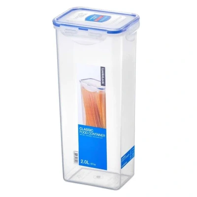 Afbeelding van Lock &amp; Hoge Vershouddoos 2 Liter Transparant Blauw Vershouddozen