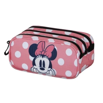 Afbeelding van Pennenetui met 3 vakken Minnie Mouse Karactermania Roze