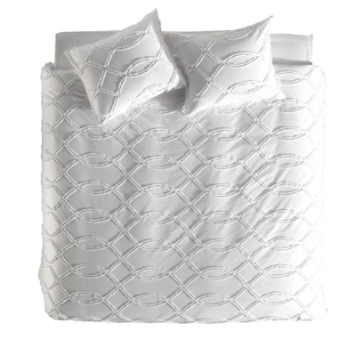 Afbeelding van Heckett &amp; Lane Dekbedovertrek Mindel White 240x200 Wit