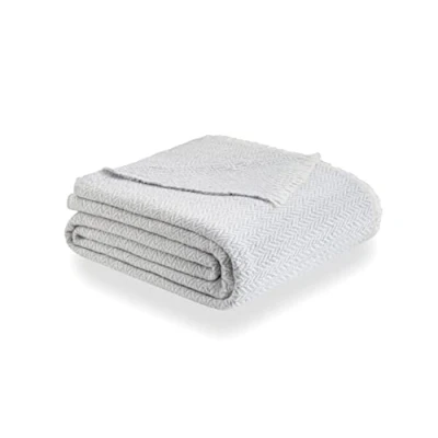 Afbeelding van Todocama PCMAMSGRCL180X240 Couverture en Coton Extra Doux Quatre Saisons pour canapé, Couvre lit Multifonction (180 x 240 cm, Gris Clair)