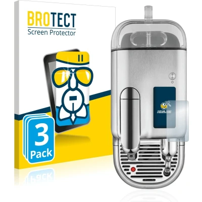 Afbeelding van BROTECT Screenprotector voor Sage Nespresso Creatista Pro Folie Beschermfolie Beschermglas transparant (3 Stuks)