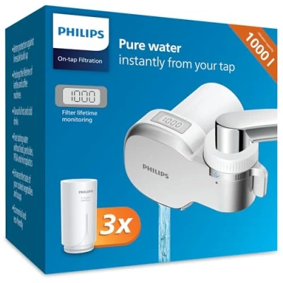 Afbeelding van Philips Water Ontap Kraanfilter microfiltratie met digitaal display