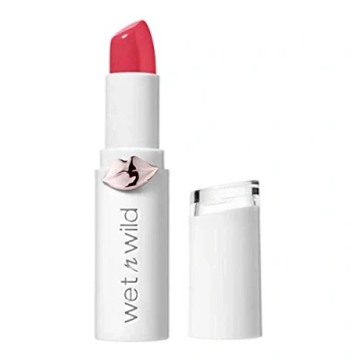 Image de Wet n Wild Megalast Lipstick, Rouge à Lèvres Longue Tenue Hydratant avec Finition Brillante, Formule Enrichie Extraits de Plantes Marines, Coenzyme Q10 et Vitamines A &amp; E, Strawberry Lingerie