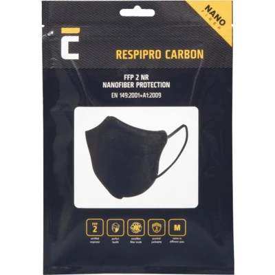 Afbeelding van Cerva RespiPro Carbon FFP2 3st respirator 07010234P3 Een Kleur L