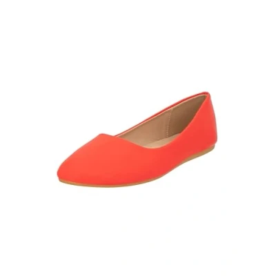 Afbeelding van Elara Chunkyrayan comfortabele ballerina voor dames, wit, Rood Madrid