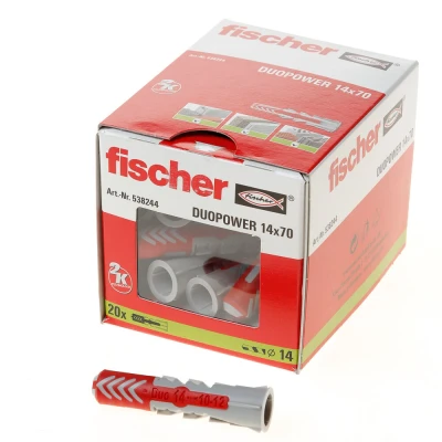 Afbeelding van Fischer plug Duopower 14x70mm (Per 20 stuks)