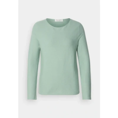 Afbeelding van Marc O&#039;Polo Longsleeve BOAT NECK Trui, Dames, Maat: XXS, Dusty mint