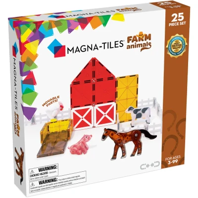 Afbeelding van Magna tiles magnetische tegels farm animals 25st