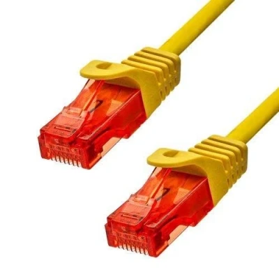 Afbeelding van ProXtend 6UTP 20Y netwerkkabel Geel 20 m Cat6 U/UTP (UTP)