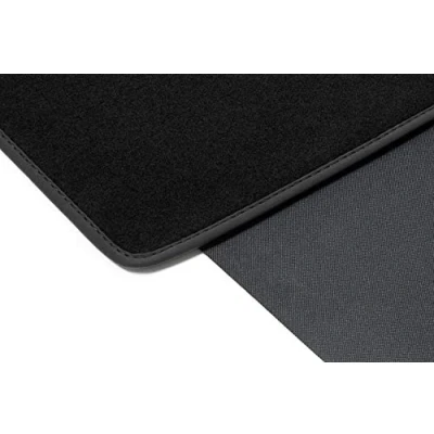 Afbeelding van teileplus24 BKF 044 Kofferbakmat 2 delig voor VW T Cross C1 2018 bumperbescherming, naad: zwart