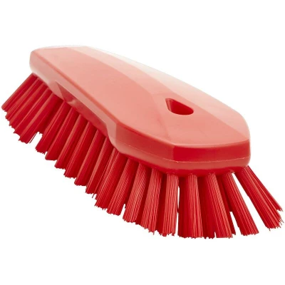 Image de VIKAN 38924 brosse à main XL, 250 mm, polyester, extra dur, rouge 3892/4