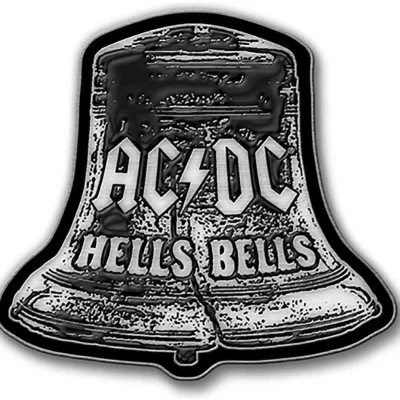 Afbeelding van AC/DC Hells Bells Pin Zilverkleurig